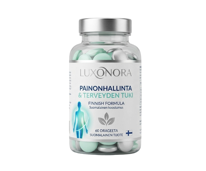 Luxonora-ravintolisän pakkaus